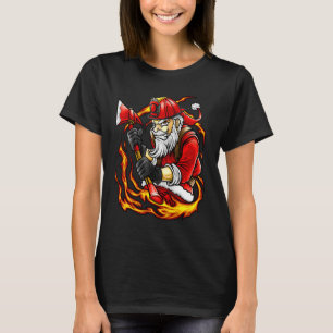 Camiseta Bombeiro Papais noeis Bombeiros Voluntários Ax Bea