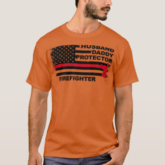 Camiseta Bombeiro protetor de Pai Marido