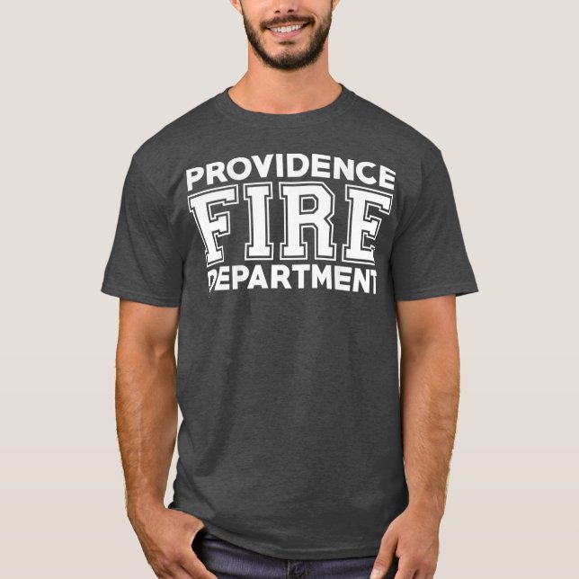 Camiseta Bombeiro Providence Fire Rescue Rhode Island (Frente)