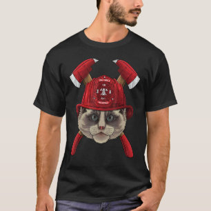 Camiseta Bombeiro Ragdoll Bombeiros Meninos Crianças Resgat