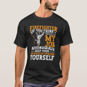 Camiseta Bombeiro Roupa Bombeiro Bombeiro Combate a Homens
