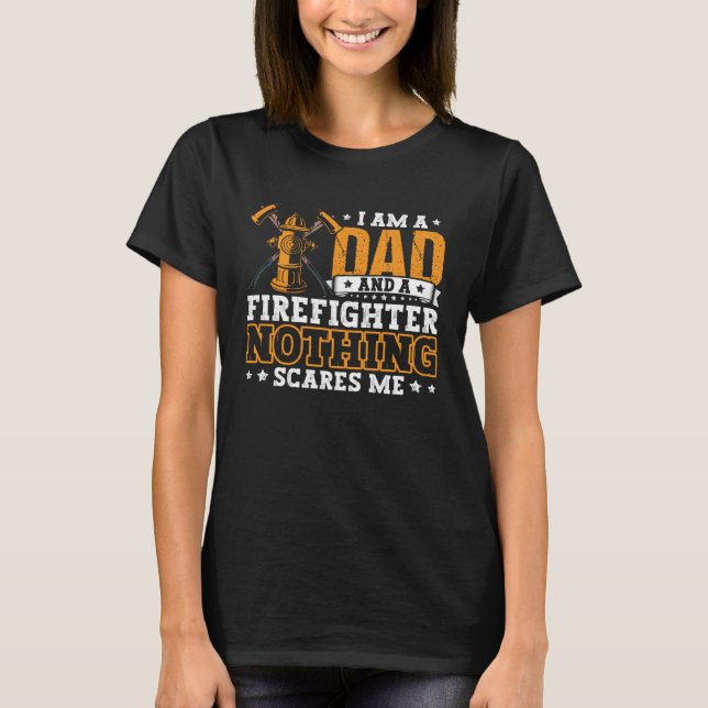 Camiseta Bombeiro Roupa Bombeiro Bombeiro Combate a Homens (Frente)