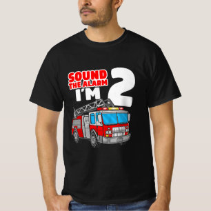 Camiseta Bombeiro segundo aniversário de Bombeiro de 2 anos