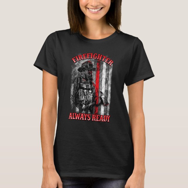 Camiseta Bombeiro sempre pronto (Frente)