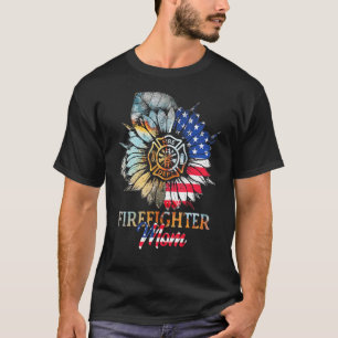 Camiseta Bombeiro Sunflower Fireglass Mãe