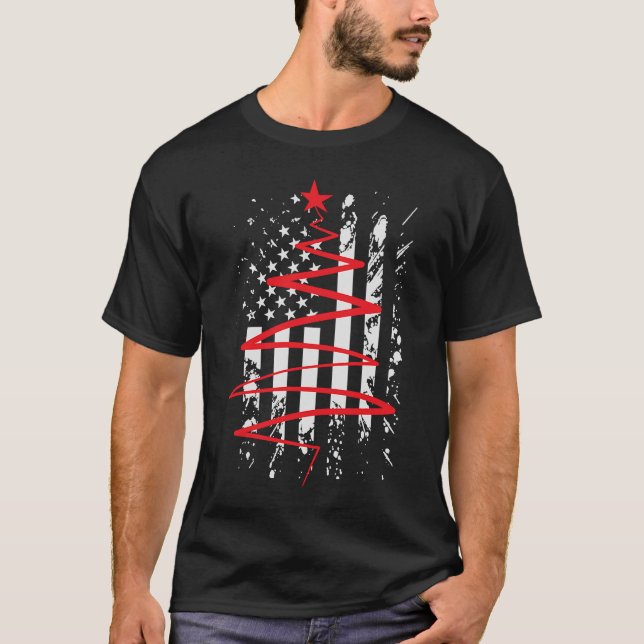 Camiseta Bombeiro Thin Red Line - Fogo de Natal Roupa (Frente)