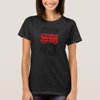 Camiseta Bombeiro Vintage Fireman - Caminhão-Fogo