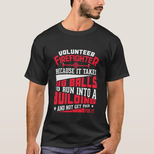Camiseta Bombeiro voluntário (Frente)