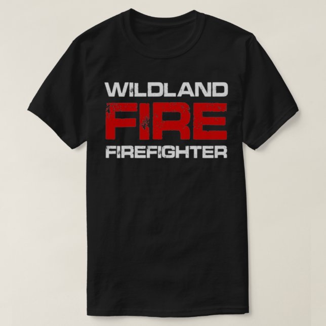 Camiseta Bombeiro Wildland Bombeiros Bombeiros Fireman Fire (Frente do Design)