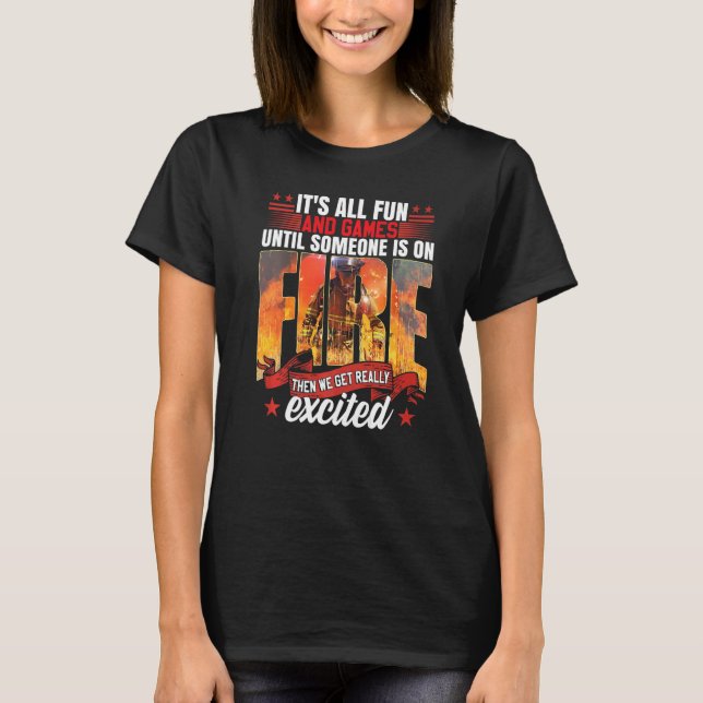 Camiseta Bombeiro Wildland Fireman (Frente)