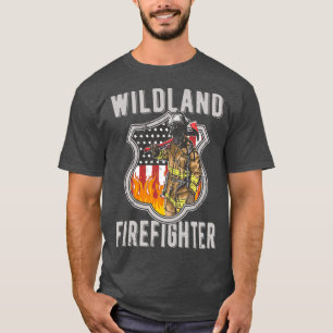 Camiseta Bombeiro Wildland Red Line Wildland Fireman (2