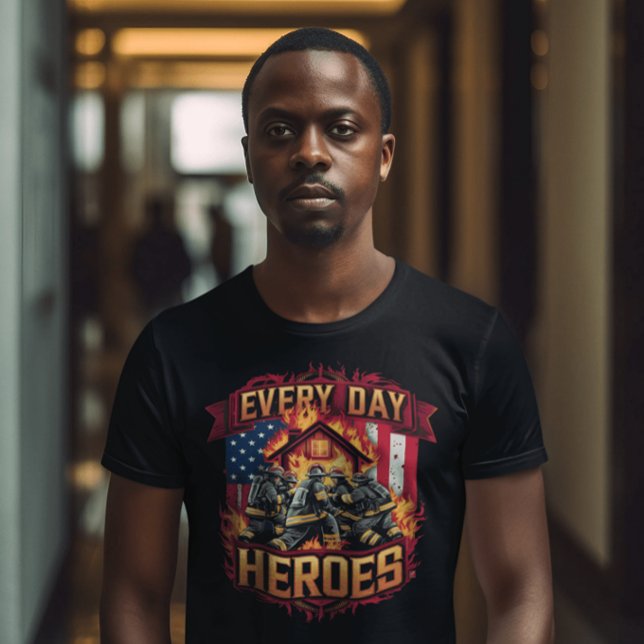 Camiseta Bombeiros Batendo Blaze (Criador carregado)