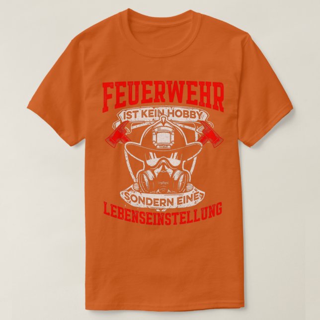 Camiseta Bombeiros como forma de vida (Frente do Design)