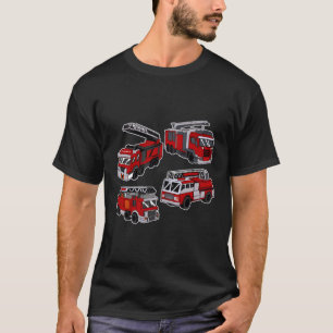 Camiseta Bombeiros de bombeiro Bombeiros de salvamento