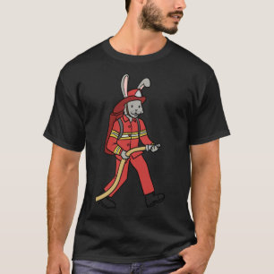 Camiseta Bombeiros de coelho do corpo de bombeiros