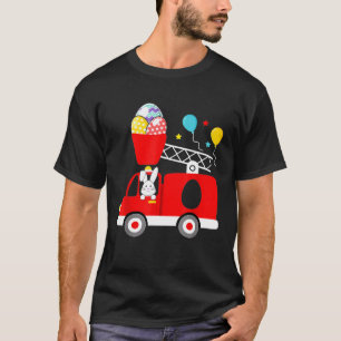 Camiseta Bombeiros de ovos de páscoa Galinhas