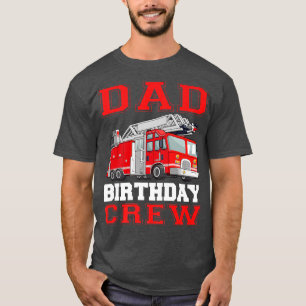 Camiseta Bombeiros de pai de Aniversário