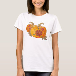 Camiseta Bombeiros De Queda Com Flores