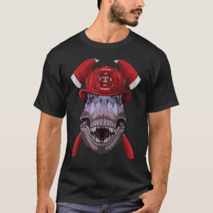 Camiseta Bombeiros Dinossauros Bombeiros Meninos Bombeiros 