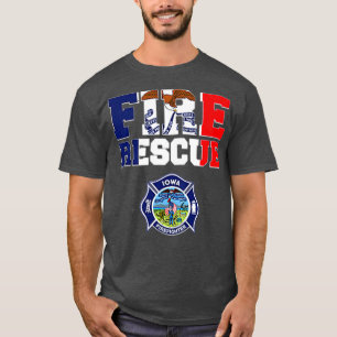 Camiseta Bombeiros do Departamento de Emergência de Fogo d