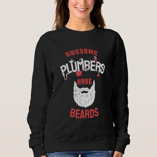 Camiseta Bombeiros incríveis têm barbas para o Pai de repar (Frente)