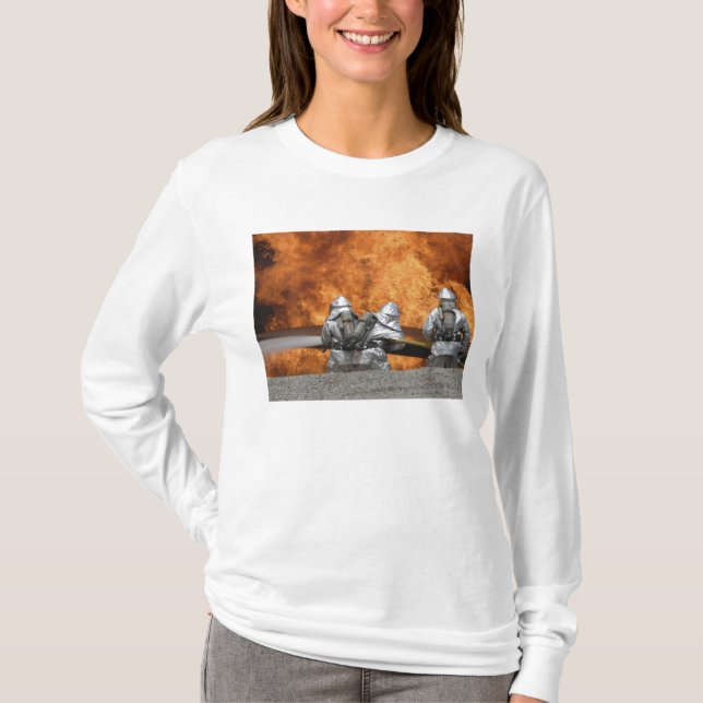 Camiseta Bombeiros neutralizam fogo (Frente)