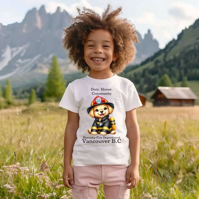 Camiseta Bombeiros prontos para ação! (Criador carregado)