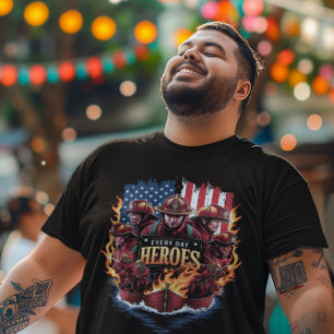 Camiseta Bombeiros que Batem Chamas