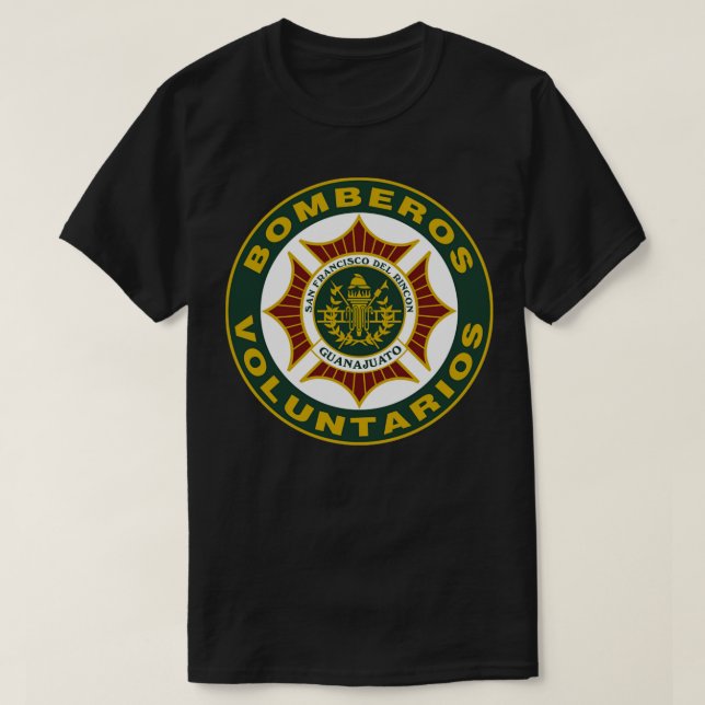 Camiseta Bomberos Voluntarios (Frente do Design)