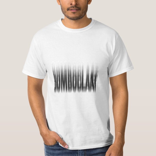 Camiseta Bomboclaat Blurred Effect Typoographic Reggae (Frente)