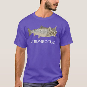 Camiseta Bomboclat Peixe Gato Meme Mi Bomboclat Bobo Estúpi