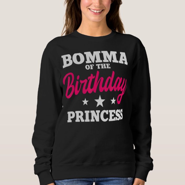 Camiseta Bomma Do Celebrado De Bday Do Partido Princesa Ani (Frente)