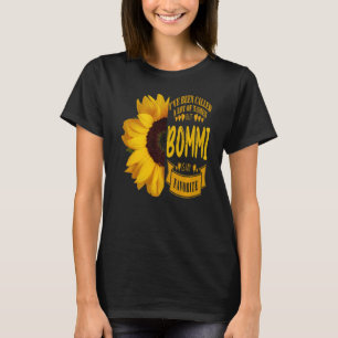 Camiseta Bommi Dia de as mães Dia dos Avós Grande Girassol
