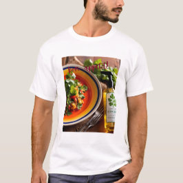 Camiseta Bon Appétit - Camisa-Piada de sabão anti-cilantro