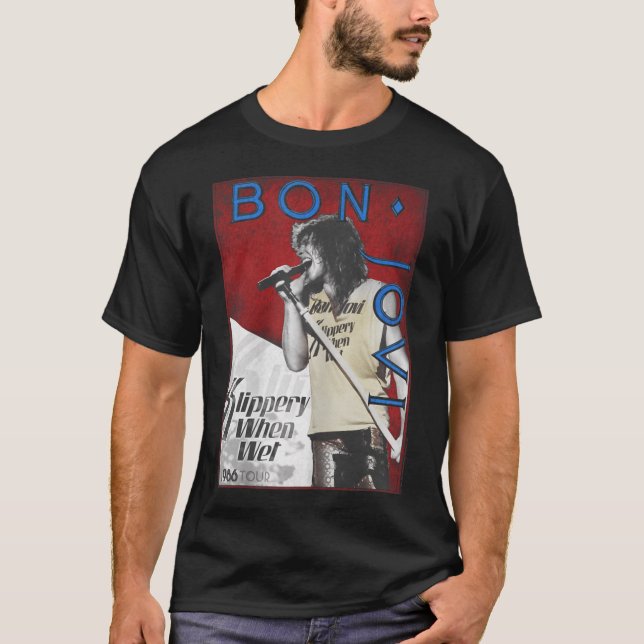 Camiseta Bon Jovi 86 Tour (Frente)