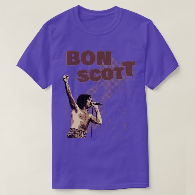 Camiseta Bon scott (Frente do Design)