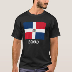 Camiseta Bonao República Dominicana Bandeira Emblem Escudo 