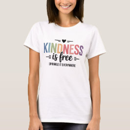 Camiseta Bondade é Grátis Espalhe por Todos os Lugares