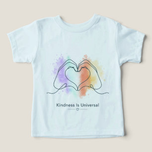 Camiseta Bondade É Orgulho Universal Coração Design
