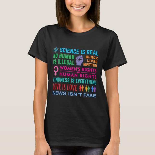 Camiseta Bondade É Tudo, Vida Negra, Ciência É (Frente)