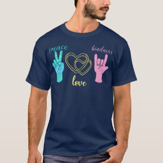Camiseta Bondade Hippie - Sinal de Paz Presente