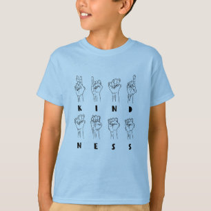 Camiseta Bondade, Linguagem de Sinal Americana ASL - Graphi