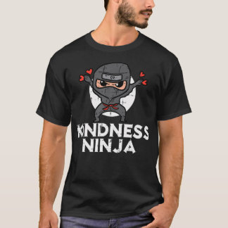 Camiseta Bondade Ninja Crianças Engraçadas Dia da Unidade A