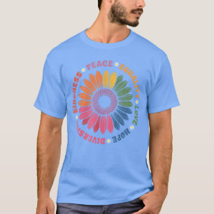 Camiseta Bondade Paz Igualdade Amor Esperança Diversidade H
