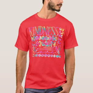 Camiseta Bondade Paz Igualdade Amor Esperança Diversidade H