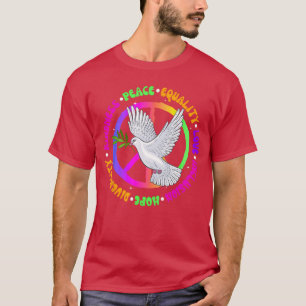 Camiseta Bondade Paz Igualdade Amor Esperança Diversidade P