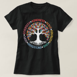 Camiseta Bondade Paz Igualdade Amor Inclusão Diversidade