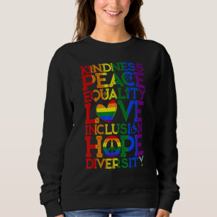 Camiseta Bondade Paz Igualdade Inclusão Diversidade Humana