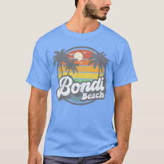 Camiseta Bondi Beach Austrália Retro 70s Vintage Beach Summ