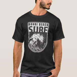 Camiseta Bondi Beach Sydney, Austrália, Surf Club Emblem